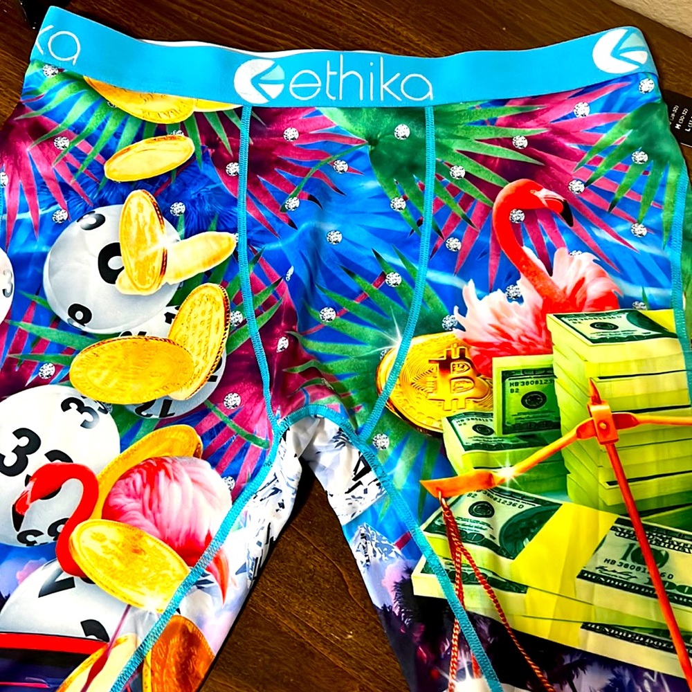 Ethika Bitcoin Cash & Tropical Life New Boxer Brief Multicolored Men’s Underwear